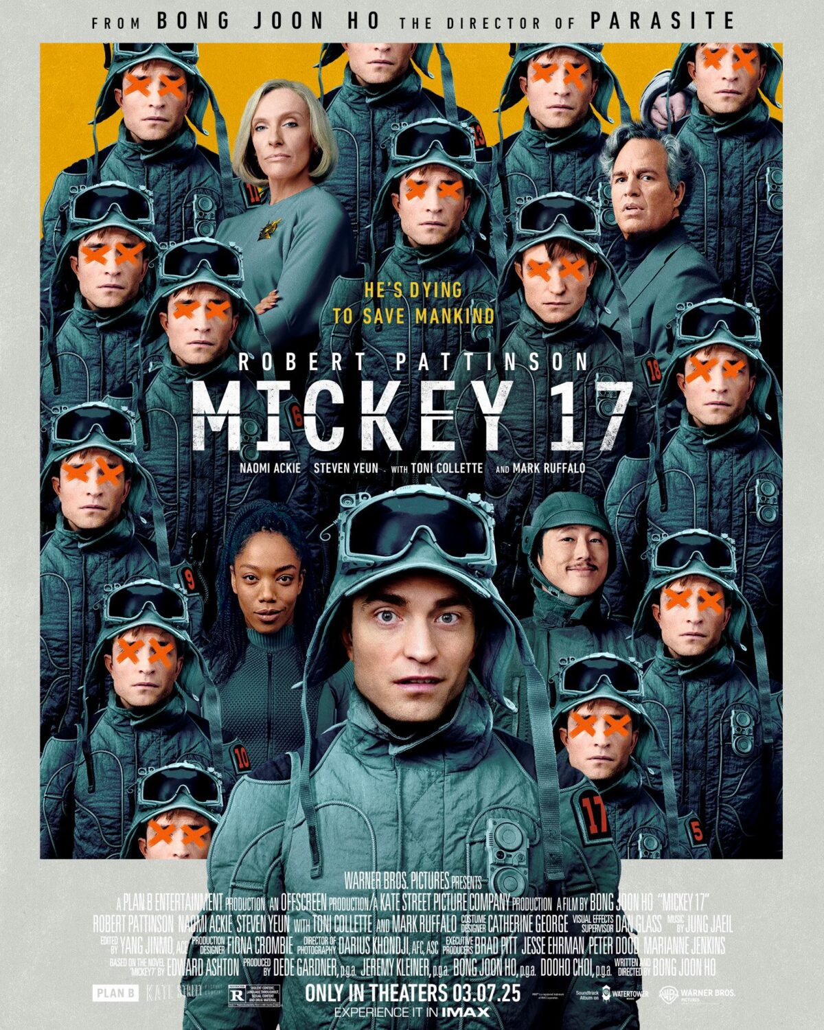 mickey 17 poster robert pattinson