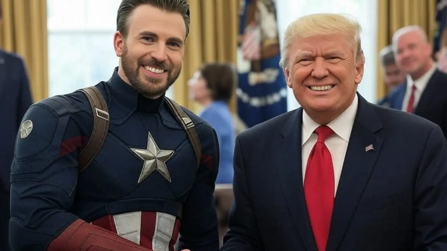 Captain America Is Steve Rogers Goes Viral With Trump