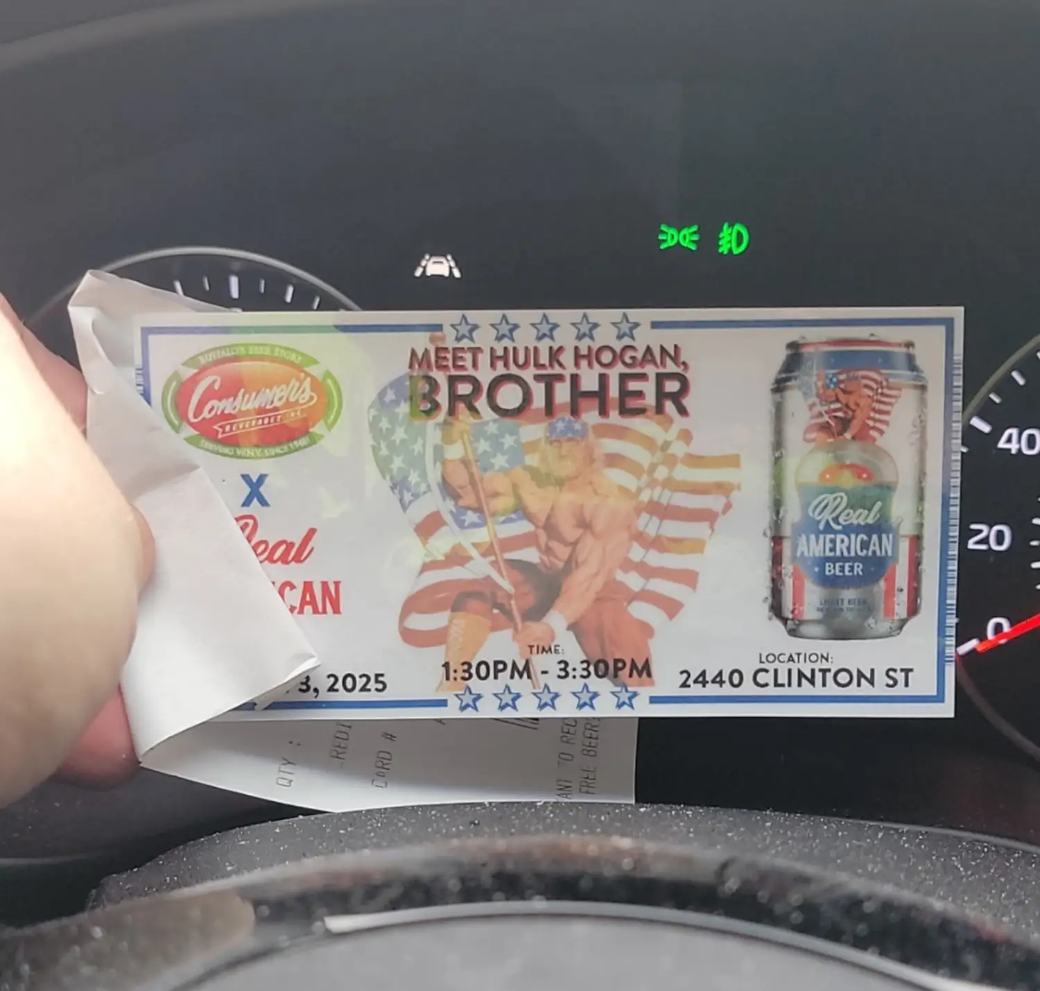 hulk hogan real america beer buffalo ny ticket