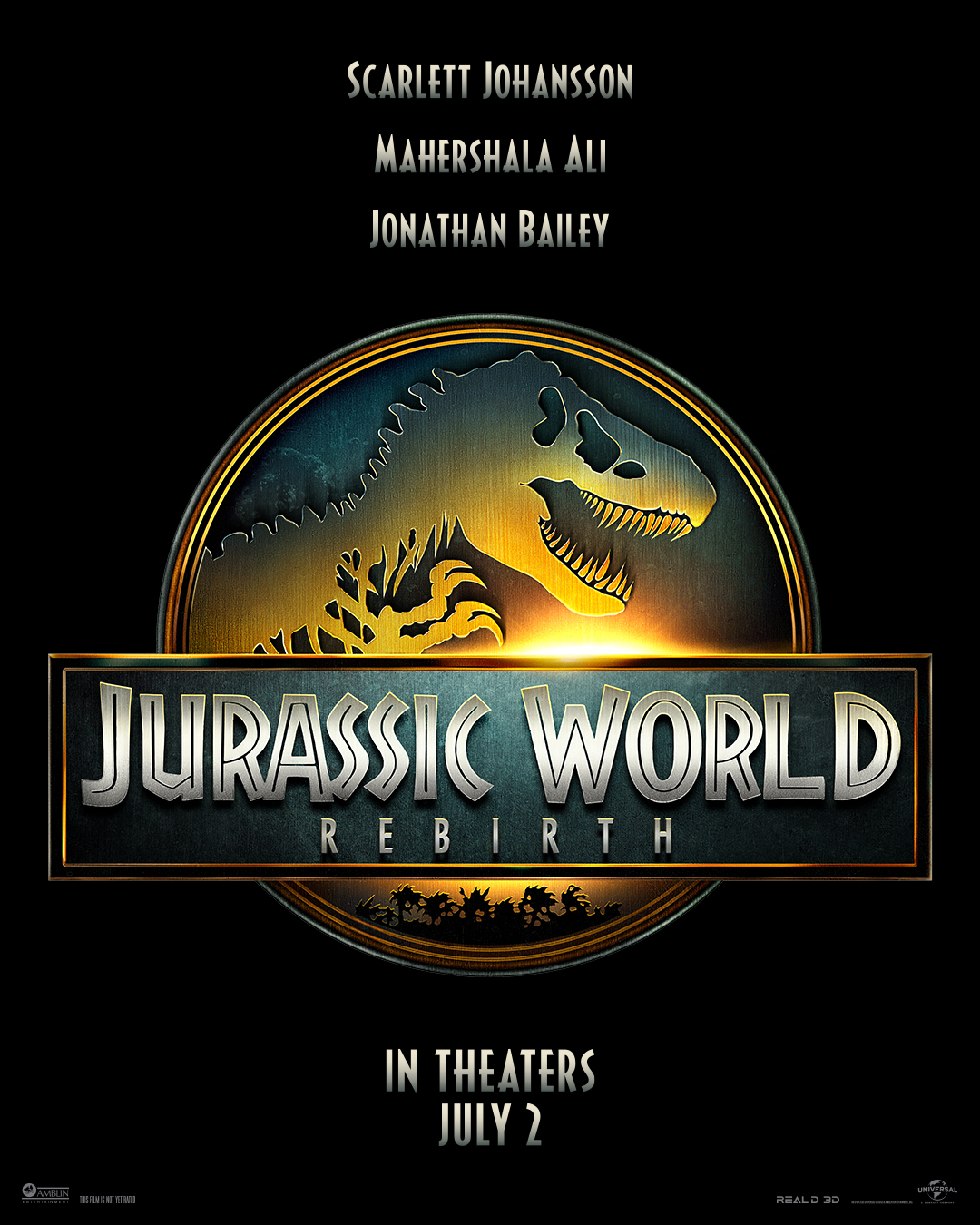 jurassic world rebirth poster jurassic world rebirth poster