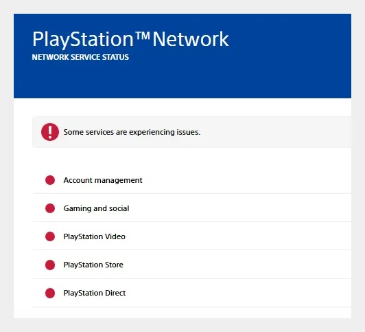 psn down