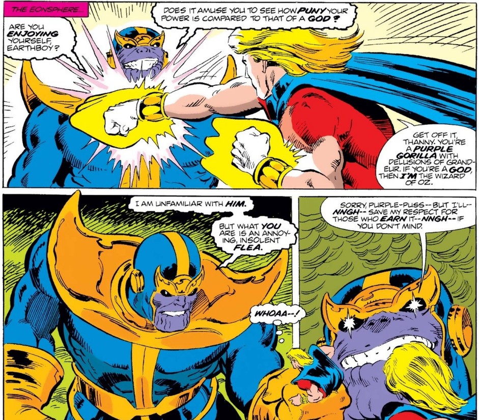 quasar vs thanos