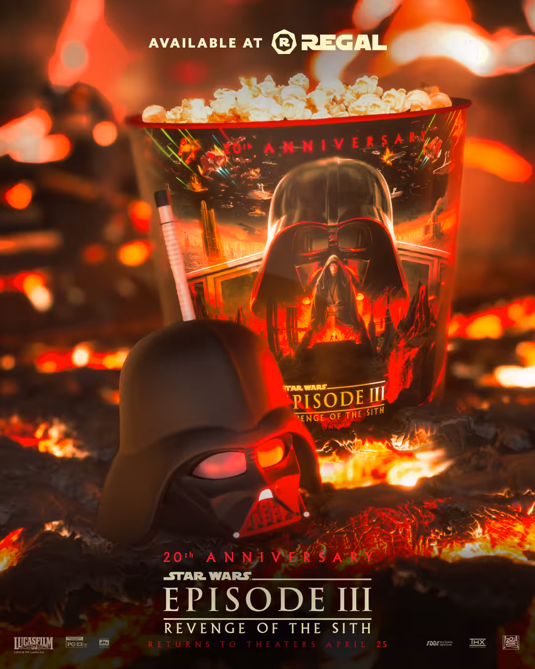 star wars revenge sith movie theater merch