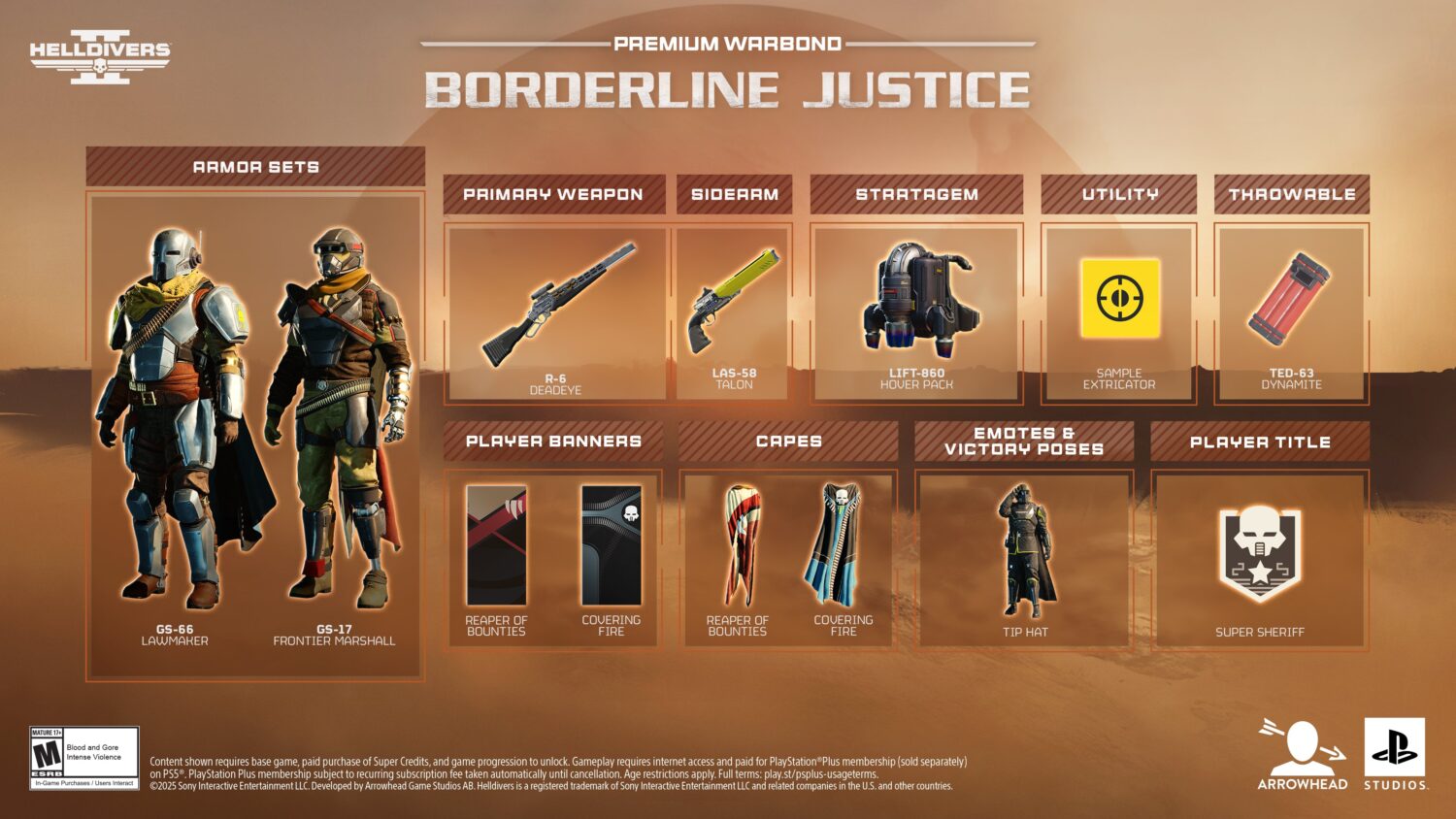 helldivers 2 borderline justice warbond