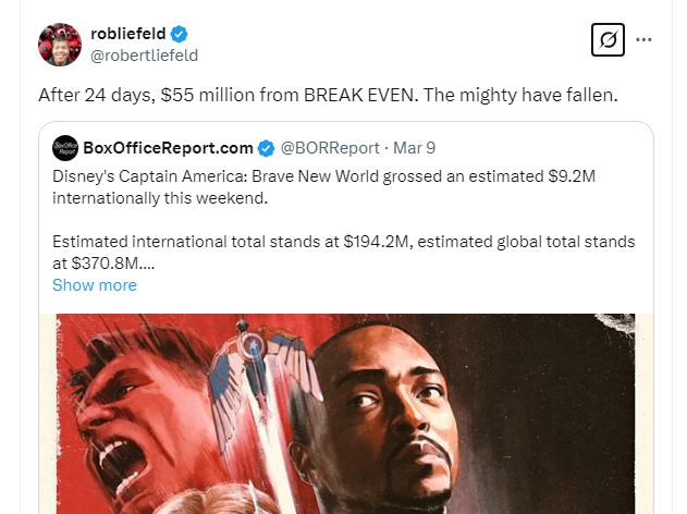 rob liefeld captain america brave new world box office