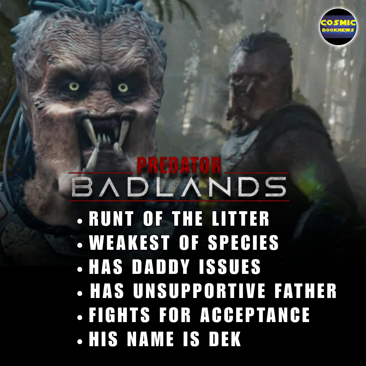 RUNT OF THE LITTER WEAKEST OF SPECIES HAS DADDY ISSUES