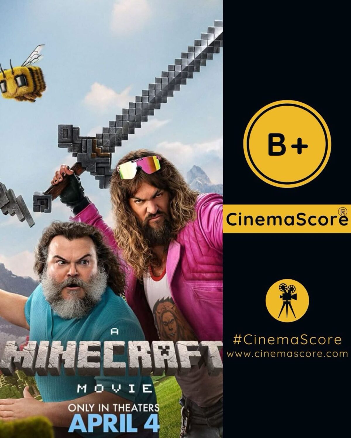 minecraft cinemascore