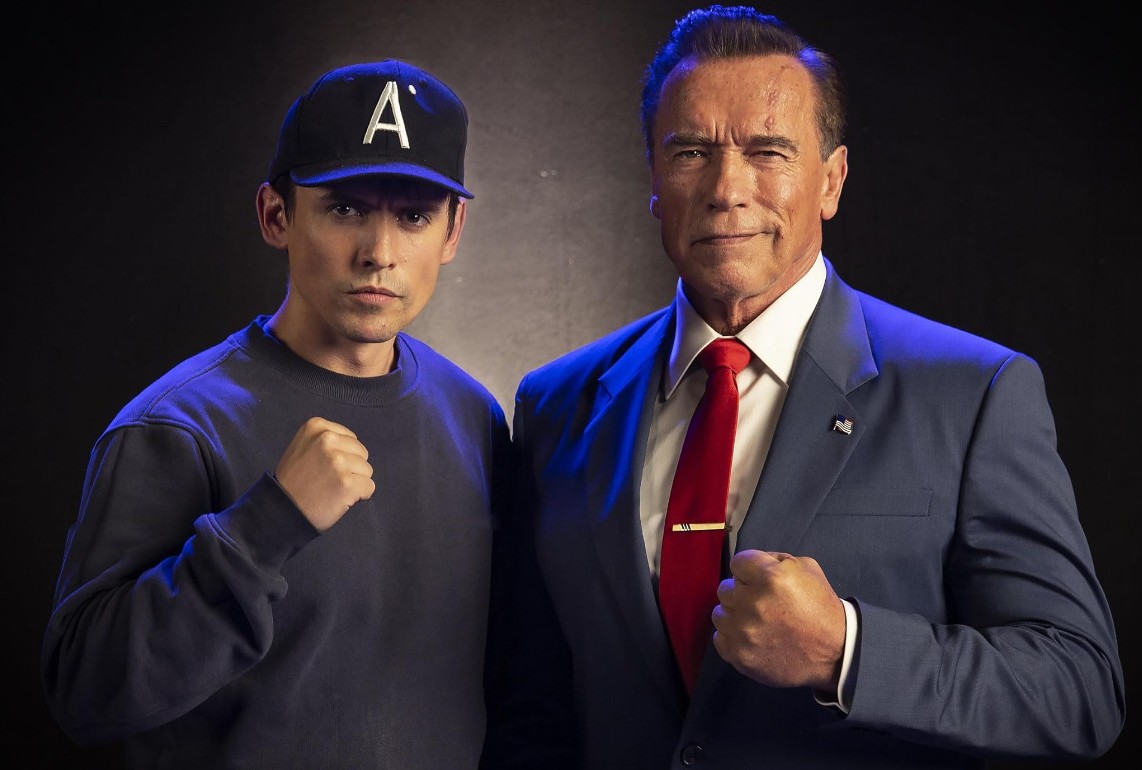 arnold schwarzenegger david sandberg kung fury 2 arnold schwarzenegger david sandberg kung fury 2