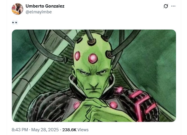 braniac teased james gunn superman
