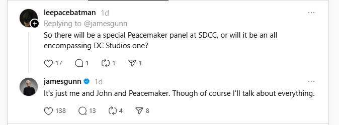 james gunn john cena sdcc 2025 peacemaker