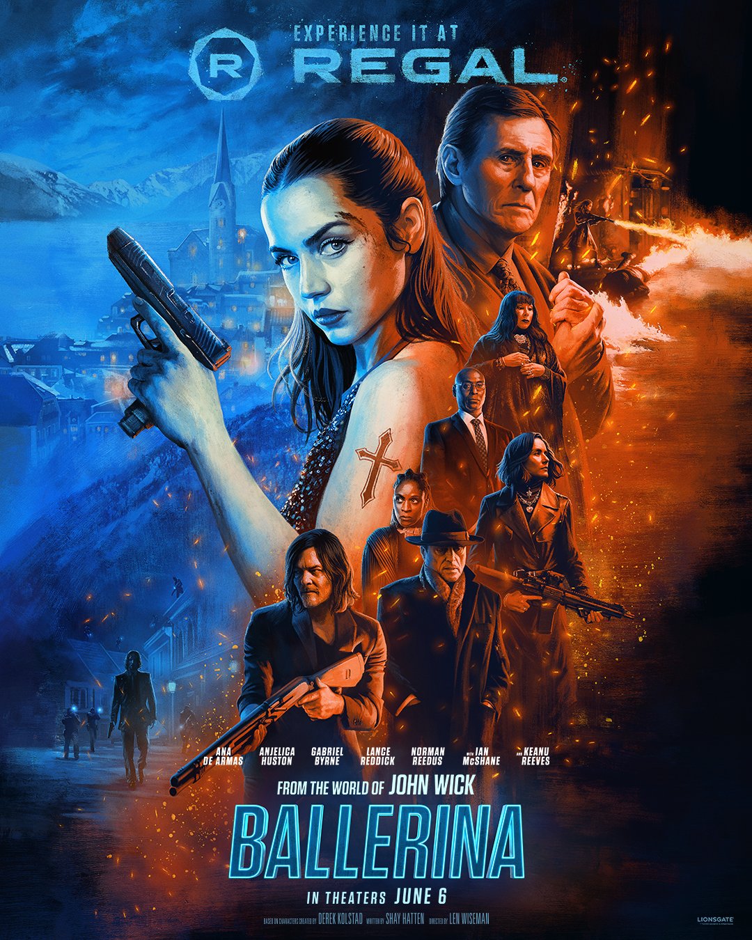 john wick ballerina poster 4 john wick ballerina poster 4