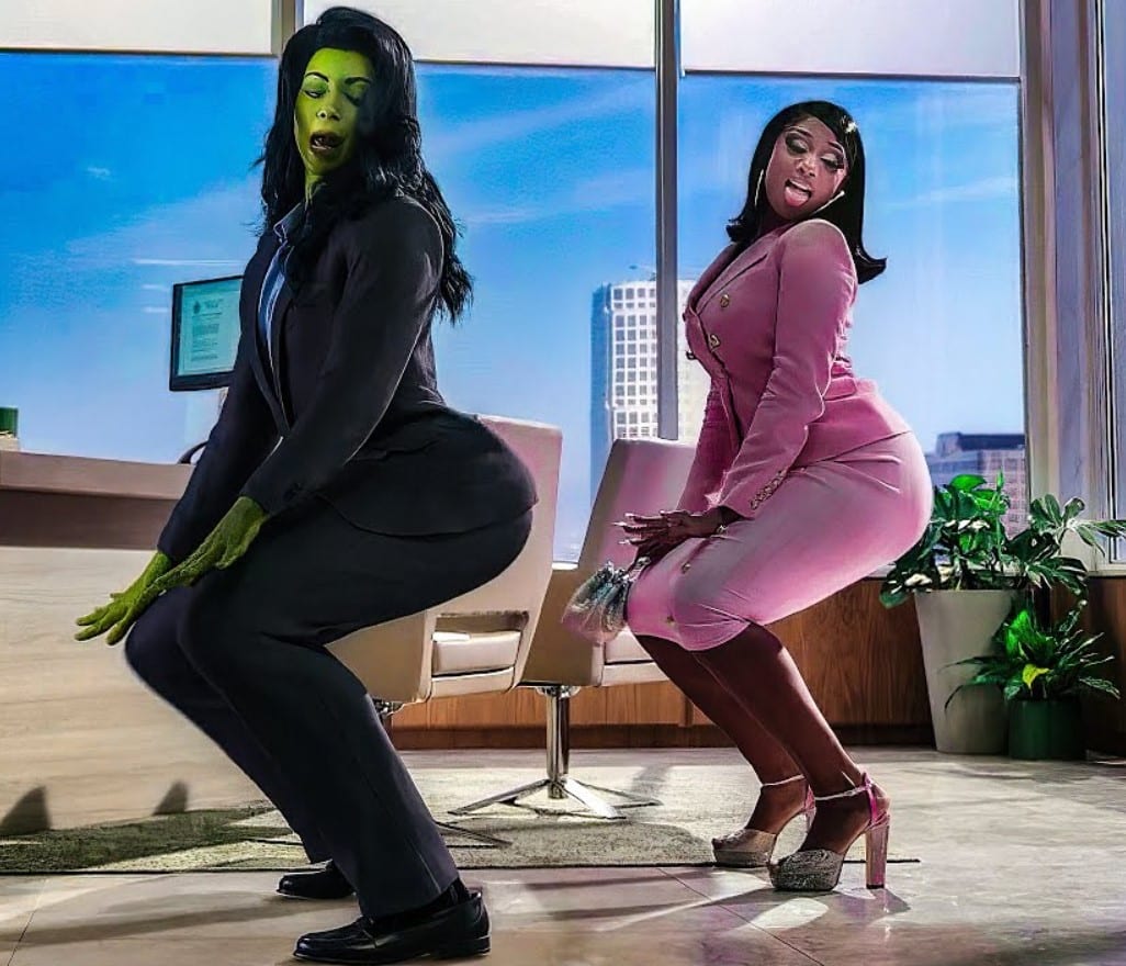 she hulk twerk