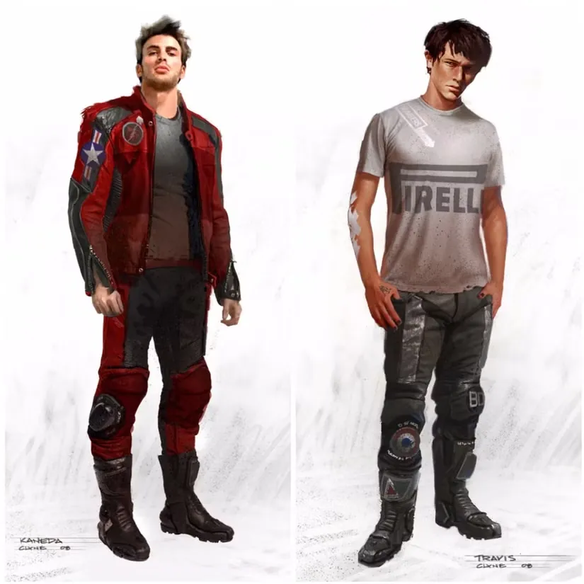 akira movie concept art chris evans joseph gordon levitt