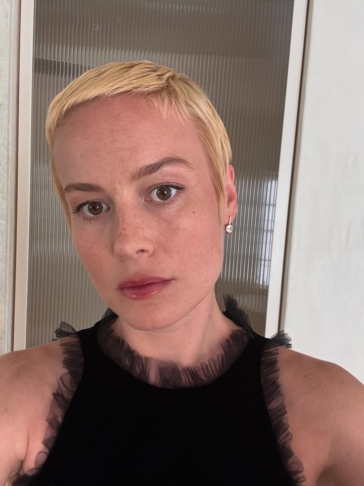 brie larson pixie hair
