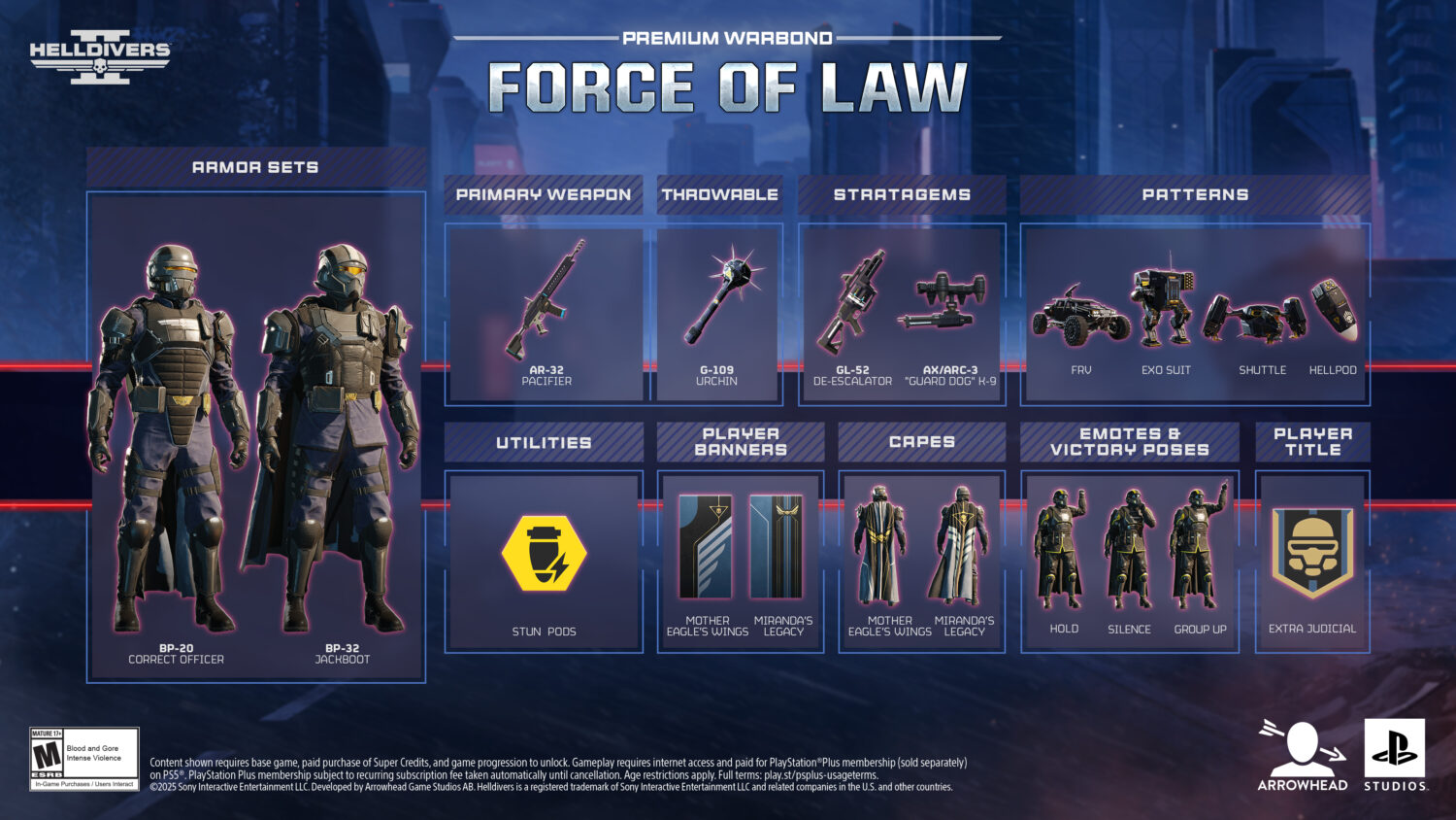 helldivers 2 force of law warbond
