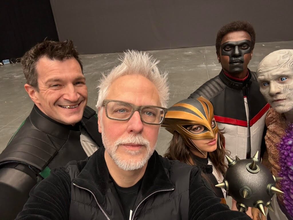 james gunn superman costume test