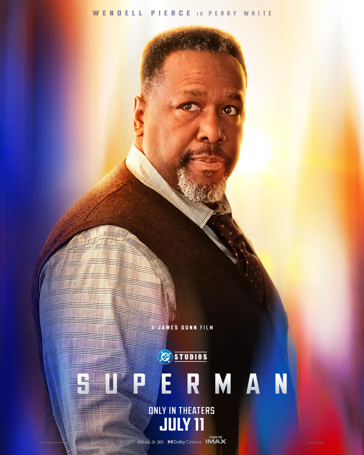 superman wendell pierce perry white daily planet poster