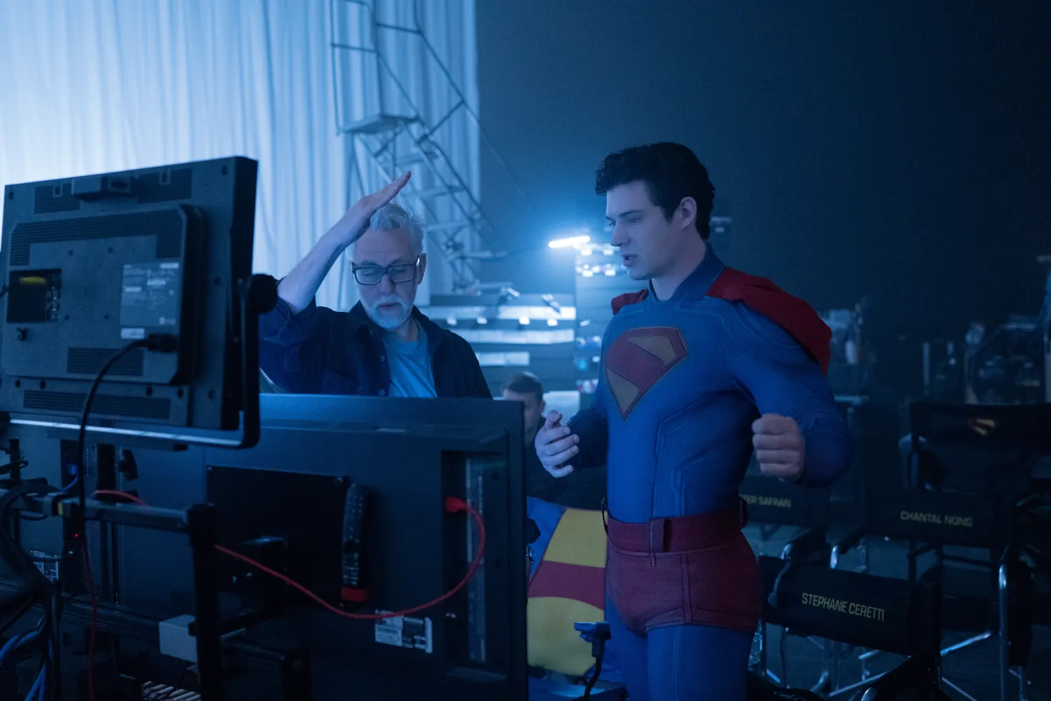 james gunn david corenswet superman bts james gunn david corenswet superman bts