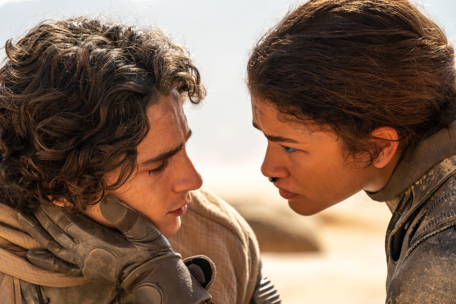 Dune Part Two Timothee Chalamet and Zendaya