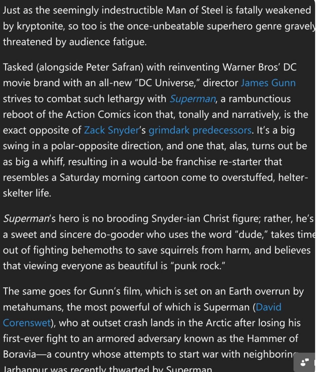 superman leak review daily beast 1 superman leak review daily beast 1