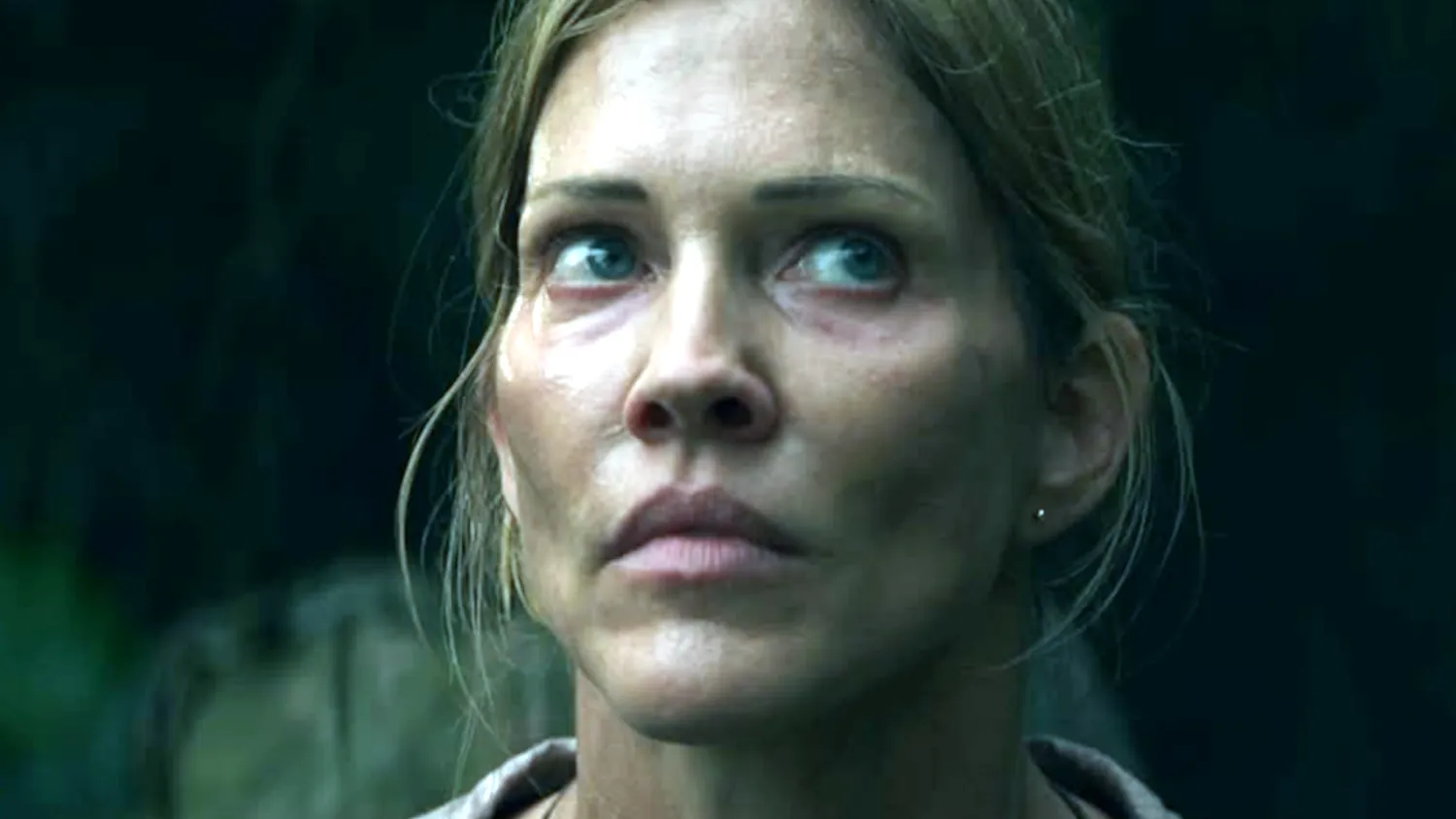 Tricia Helfer Stuns at Comic-Con for Dinosaur War Thriller 'Primitive War' (Exclusive)