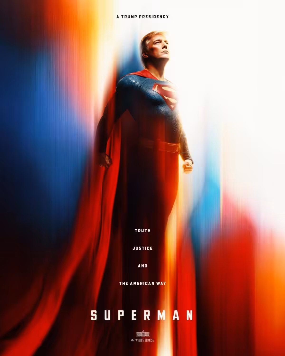 trump superman meme