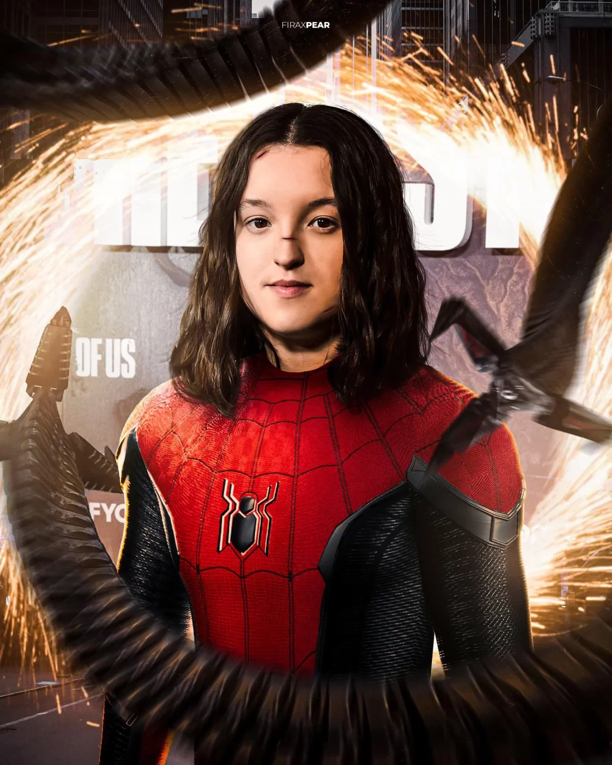 bella ramsey spider man fan art