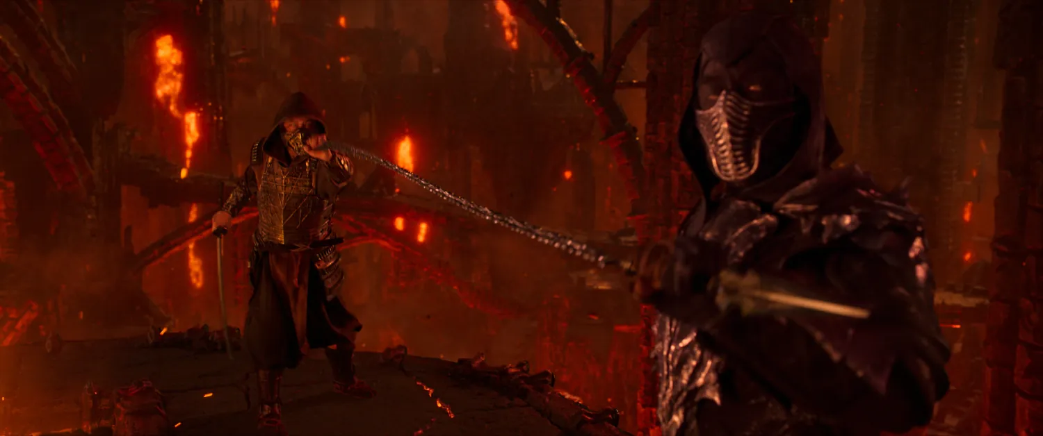 mortal kombat 2 scorpion vs noob saibot official image