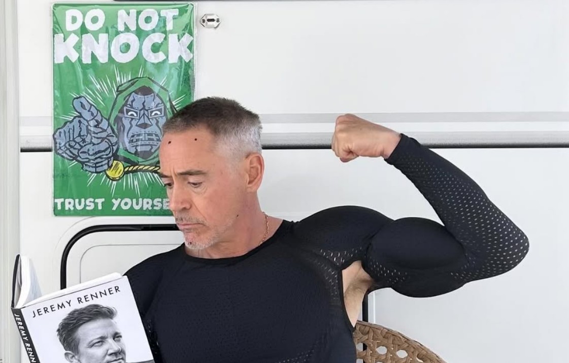 robert downey jr teases disfigured doctor doom
