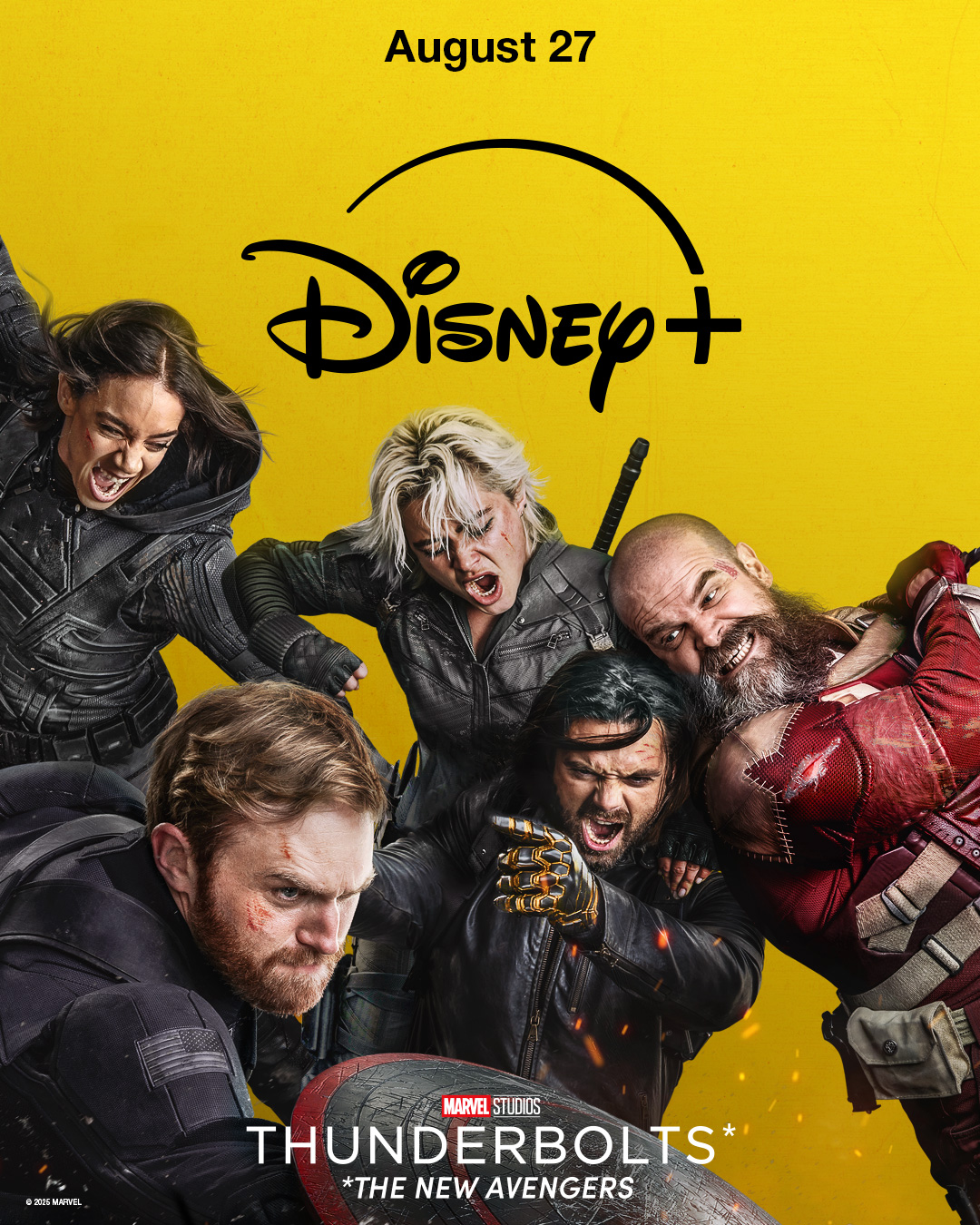 thunderbolts aug 27 disney plus poster