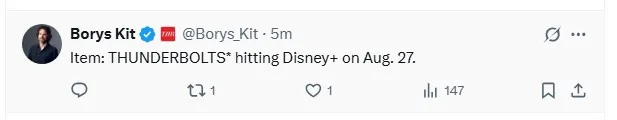 thunderbolts disney plus