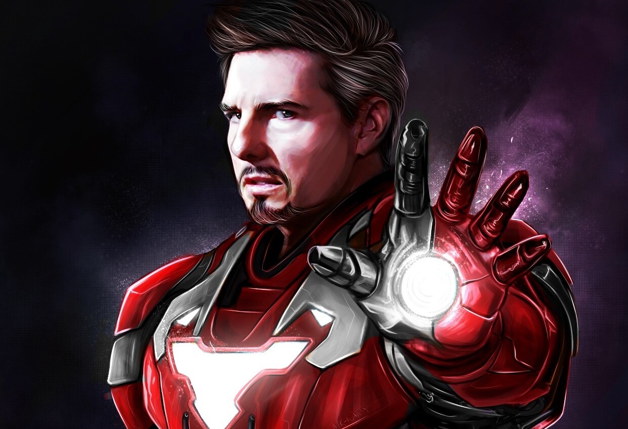 tom cruise iron man fan art