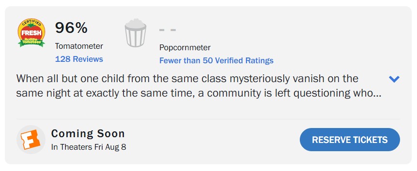 weapons rotten tomatoes score