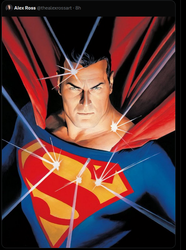 alex ross superman charlie kirk