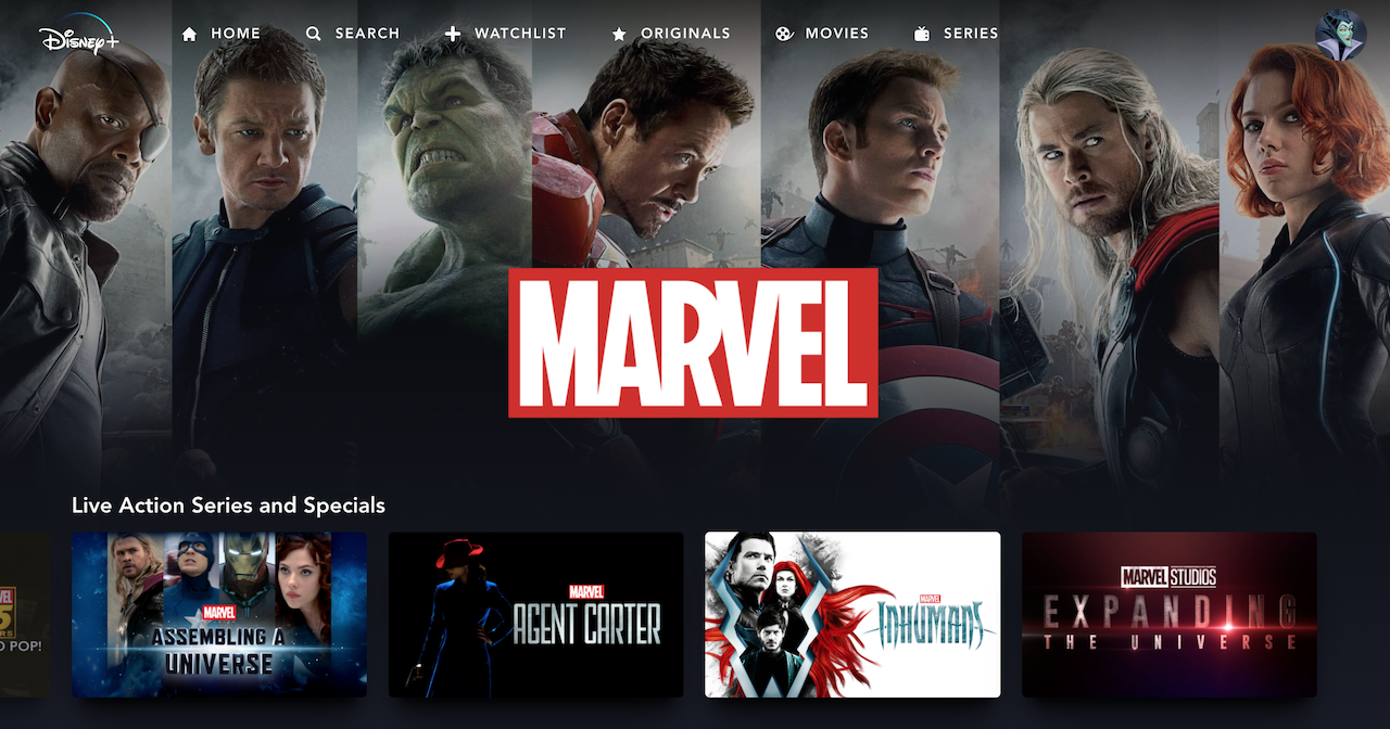 disney plus marvel