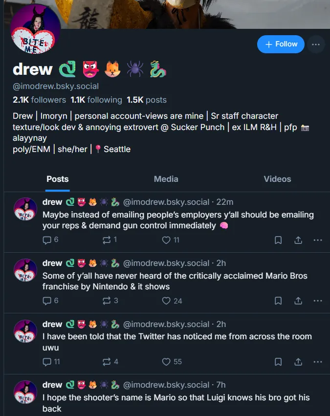 drew harrison ghosts yotei charlie kirk