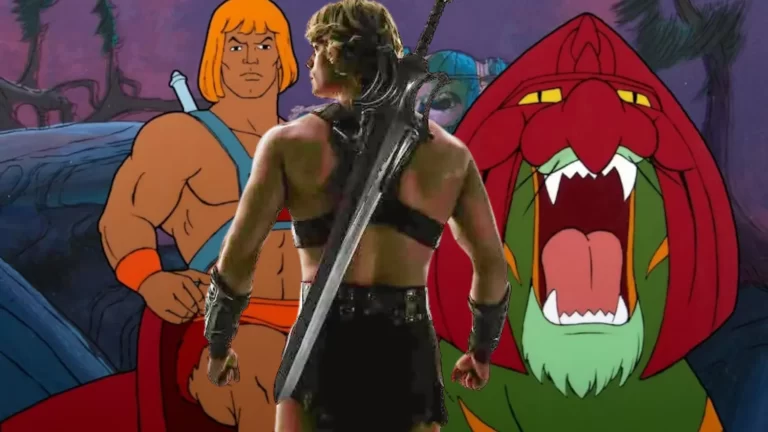 First Look At Nicholas Galitzine as He-Man on Battle Cat In 'Masters of the Universe'