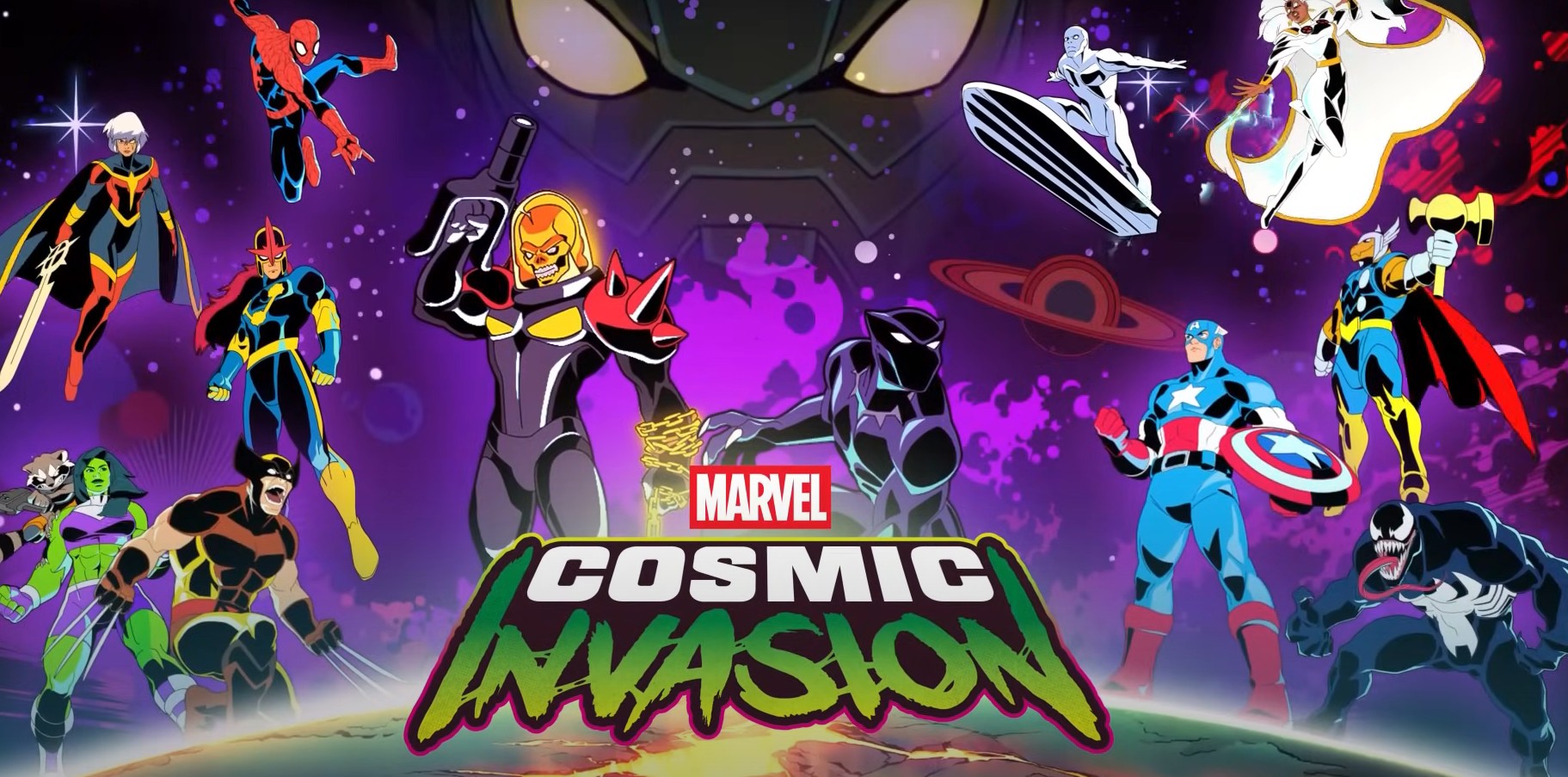 marvel cosmic invasion black panther ghost rider