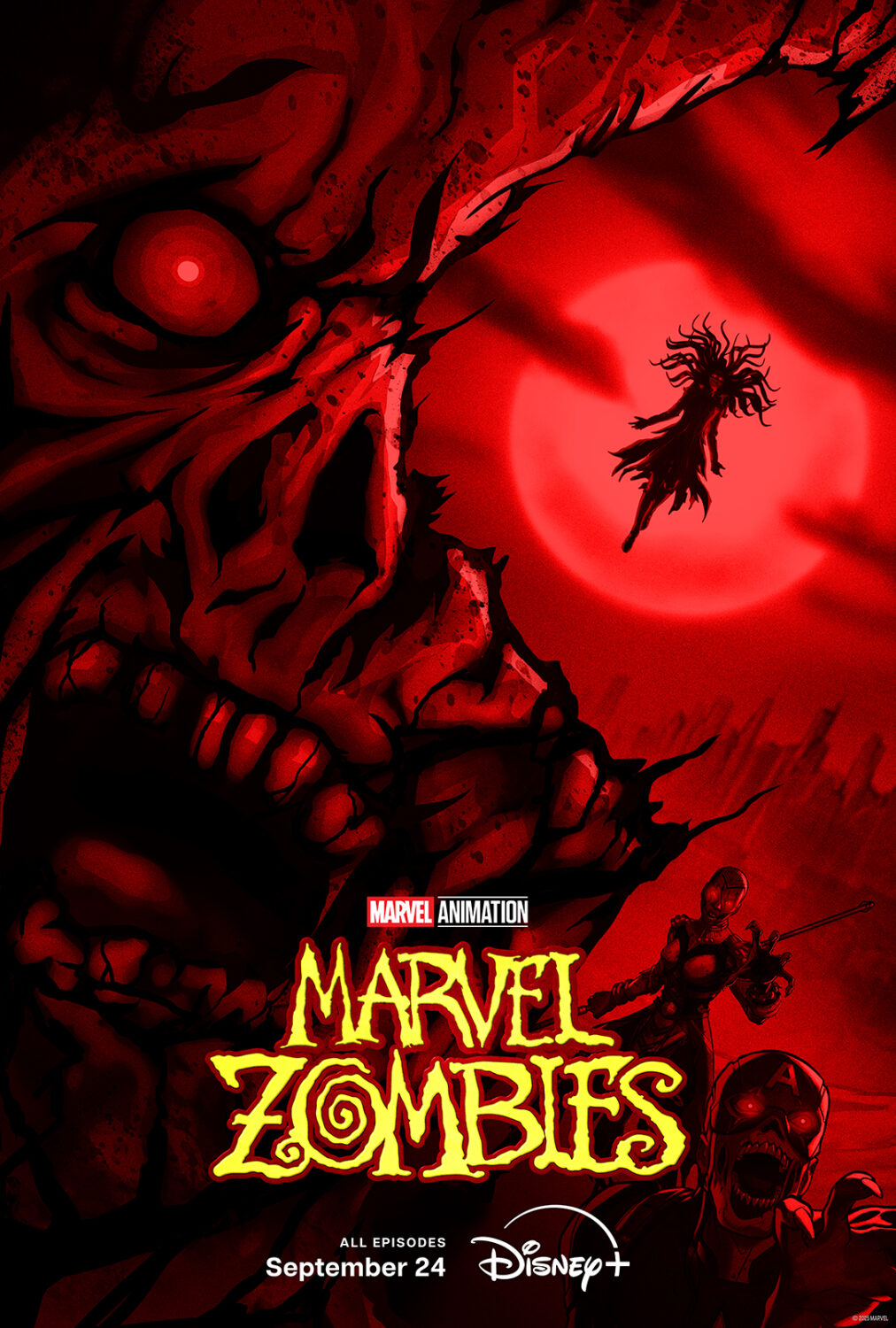 marvel zombies scarlet witch poster