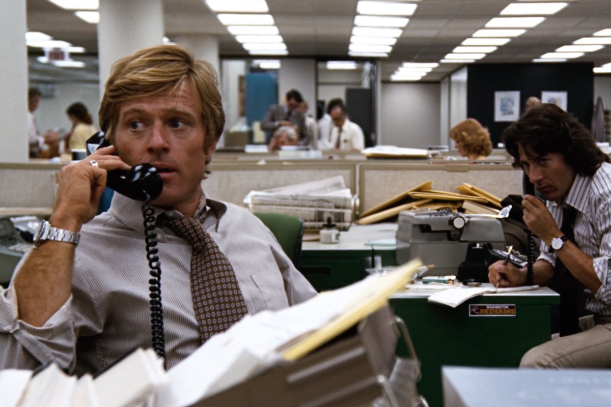 robert redford all presidents men