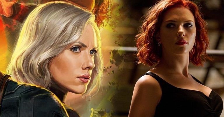 Avengers 4: First Look At Blonde Scarlett Johansson In Set Image