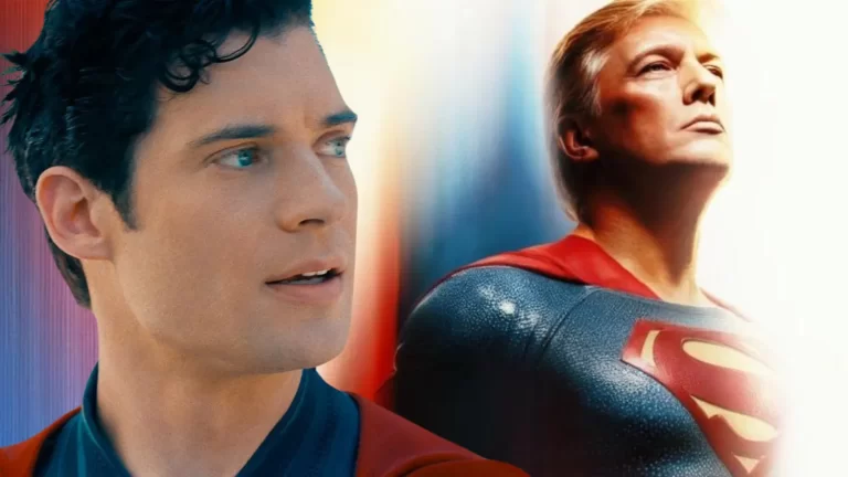 donald trump making dc superman great again