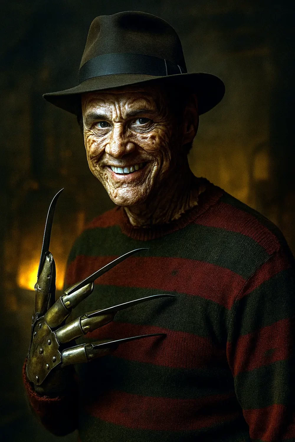 jim carrey freddy krueger nightmare elm street fan art jim carrey freddy krueger nightmare elm street fan art