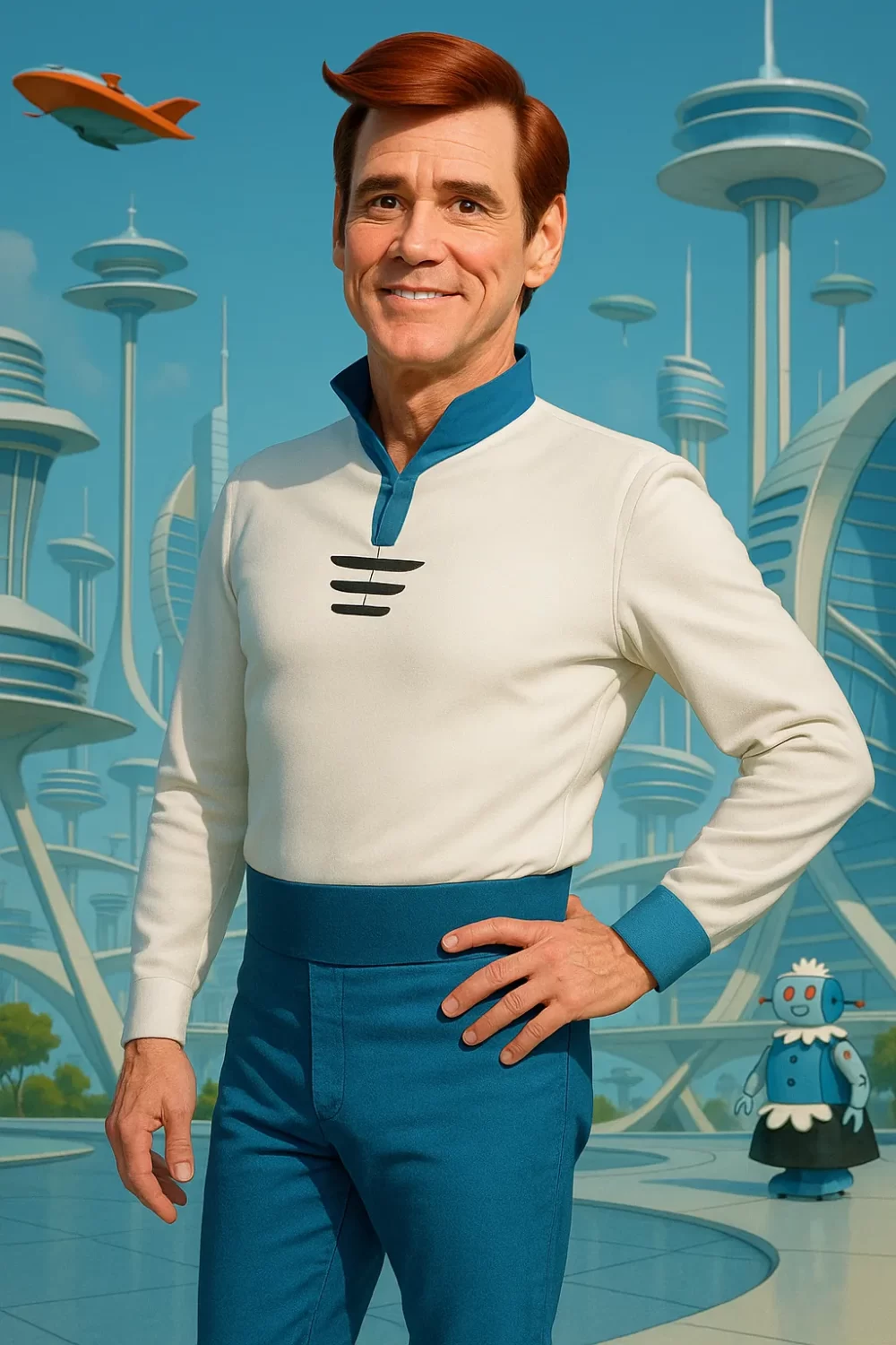 jim carrey george jetson fan art jim carrey george jetson fan art