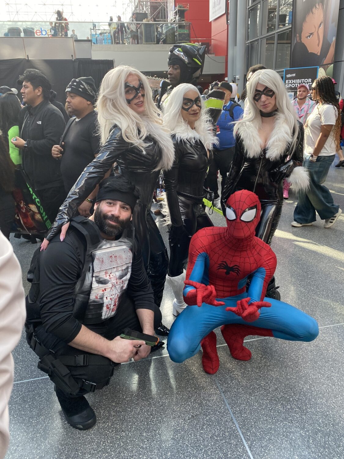 nycc punisher spider man black cats