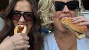 sydney sweeney viral images world series variety dress Sydney Sweeney Goes Viral After See-Through Dress And World Series Hot Dog Moment