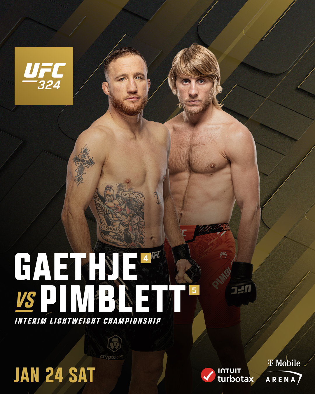 gaethje vs pimblett ufc 324 vegas gaethje vs pimblett ufc 324 vegas