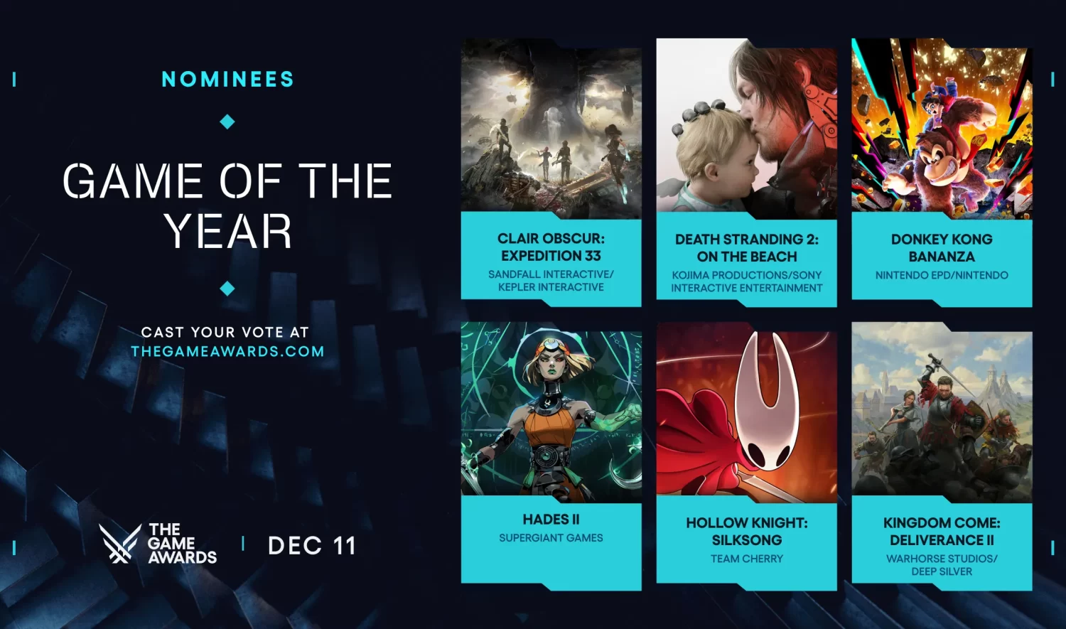 game awards 2025 game year