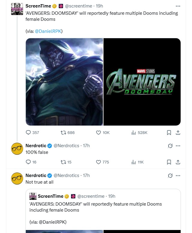 nerdrotic avengers doomsday female doom rumors