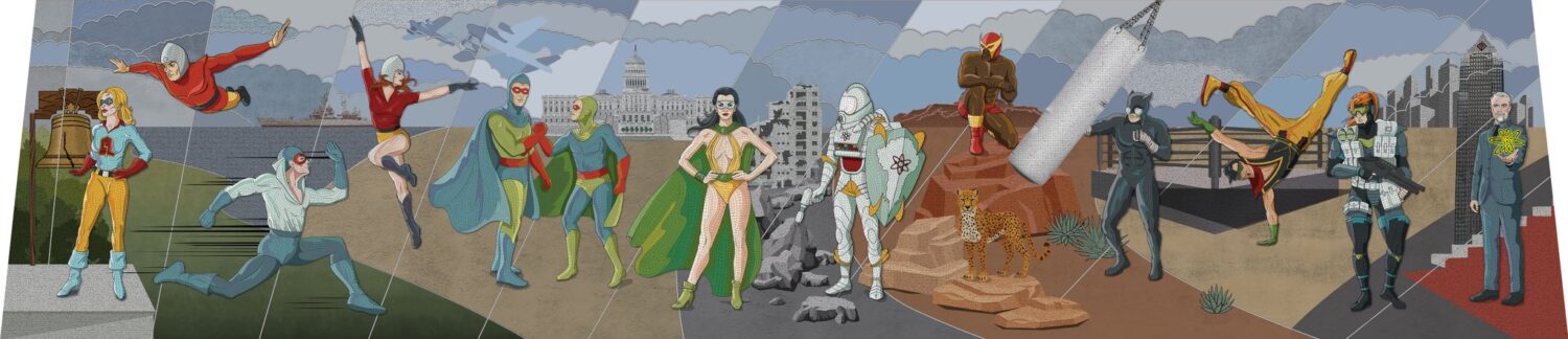 superman mural 2 superman mural 2